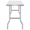 VEVOR Folding Commercial Prep Table, 48 x 24 Inch Commercial Worktable Workstation, Heavy-duty Stainless Steel Folding Table with 300 lbs Load, Kitchen Work Table, for Home Kitchen Restaurant Garage