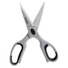 VEVOR Kitchen Scissors, 2 Pack Durable Stainless Steel Kitchen Shears with Sheaths, Heavy Duty Cooking Shears with Soft Grip Comfort Handle, Kitchen Utensil for Cutting Meat, Fish, Poultry, Cyan+Grey
