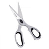 VEVOR Kitchen Scissors, 2 Pack Durable Stainless Steel Kitchen Shears with Sheaths, Heavy Duty Cooking Shears with Soft Grip Comfort Handle, Kitchen Utensil for Cutting Meat, Fish, Poultry, Cyan+Grey