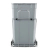 VEVOR Pullout Trash Can for Kitchen Cabinets, 27QTx2 Double Under Sink Garbage Waste Recycling Bin, Under Mount Waste Container, with Heavy Duty Metal Full Extension Sliding System and Handle