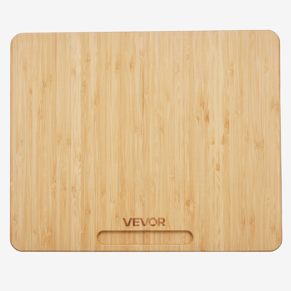 VEVOR Appliance Slider, Medium 13 x 16-inch, Rolling Sliding Tray with Rubber Wheels & Hollow Handle, Easy to Clean, Appliance Rolling Tray for Coffee Maker, Kitchen Countertop, Natural Wood