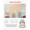 VEVOR Mixer Slider, Oval 15.7 x 11.1-inch, Appliance Slider Compatible with Tilt Head 5.5-8 Qt Stand Mixer, PTFE Feet, Kitchen Countertop Storage Mover Sliding Tray, Natural Wood