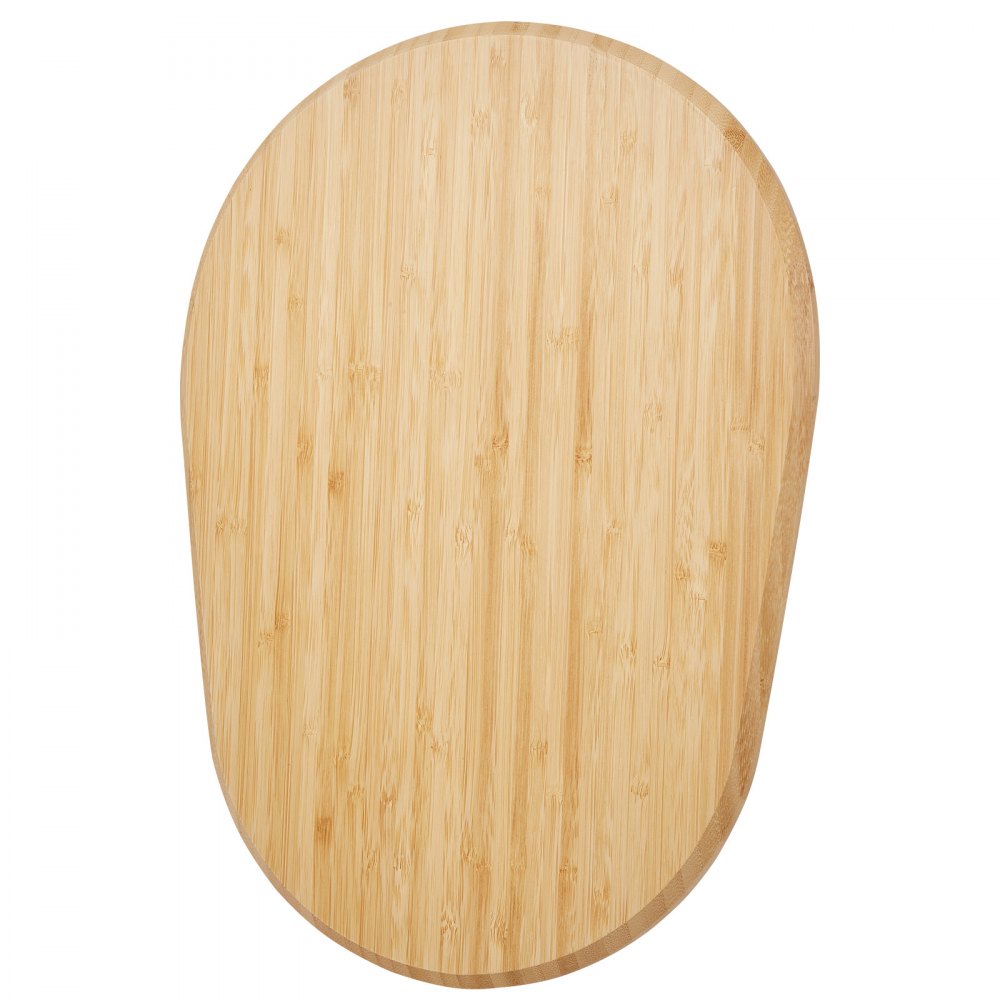 VEVOR Mixer Slider, Oval 15.7 x 11.1-inch, Appliance Slider Compatible with Tilt Head 5.5-8 Qt Stand Mixer, PTFE Feet, Kitchen Countertop Storage Mover Sliding Tray, Natural Wood