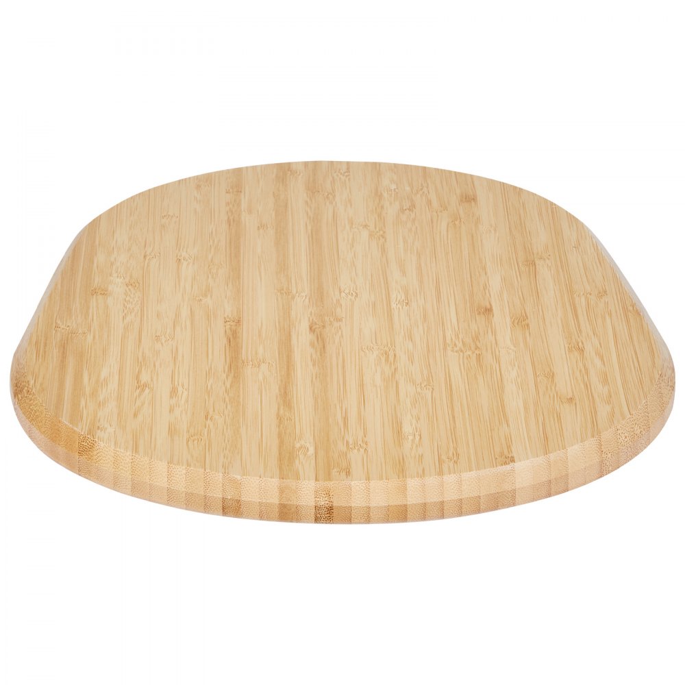 VEVOR Mixer Slider, Oval 15.7 x 11.1-inch, Appliance Slider Compatible with Tilt Head 5.5-8 Qt Stand Mixer, PTFE Feet, Kitchen Countertop Storage Mover Sliding Tray, Natural Wood