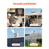 VEVOR Commercial Kitchen Exhaust Fan, 612 CFM Restaurant Canopy Hood Exhaust Fan, 0.25HP 180W Direct Drive Food Truck Hood Vent, High Speed & Low Noise, for Warehouse, Agriculture