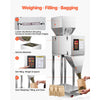 VEVOR Powder Filling Machine, 20-3000g (0.04 - 6.61lbs) Automatic Particle Dispenser, Stainless Steel, Smart Weighing Dispensing Filler w/ Foot Pedal, for Coffee Beans, Grains, Tea, Spices, Silver