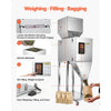 VEVOR Powder Filling Machine, 20-5000g (0.04-11.02lbs) Automatic Particle Dispenser, Stainless Steel, Smart Weighing Dispensing Filler w/ Foot Pedal, for Coffee Beans, Grains, Tea, Spices, Silver