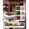 VEVOR Powder Filling Machine, 1-99.9g (0.002-0.22lbs) Automatic Particle Dispenser, High Accuracy, Stainless Steel, Intelligent Weighing Dispensing Filler for Coffee Beans, Grains, Tea, Spices, Silver
