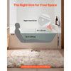 VEVOR Alcove Bathtub, 48" x 30" Contemporary Alcove Acrylic Bathtub, Soaking Bath Tub with Right Hand Drain and Overflow Hole, Large Rectangular Deep Soak Tub for Bathroom with Integral Flange, White