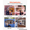 VEVOR Concession Window 48x36 in Aluminum Alloy Frame Service Window, for Food Truck, Up to 85 Degrees Stand Serving Windows with Awning Door and Drag Hook, Rainwater Resistant for Concession Trailer
