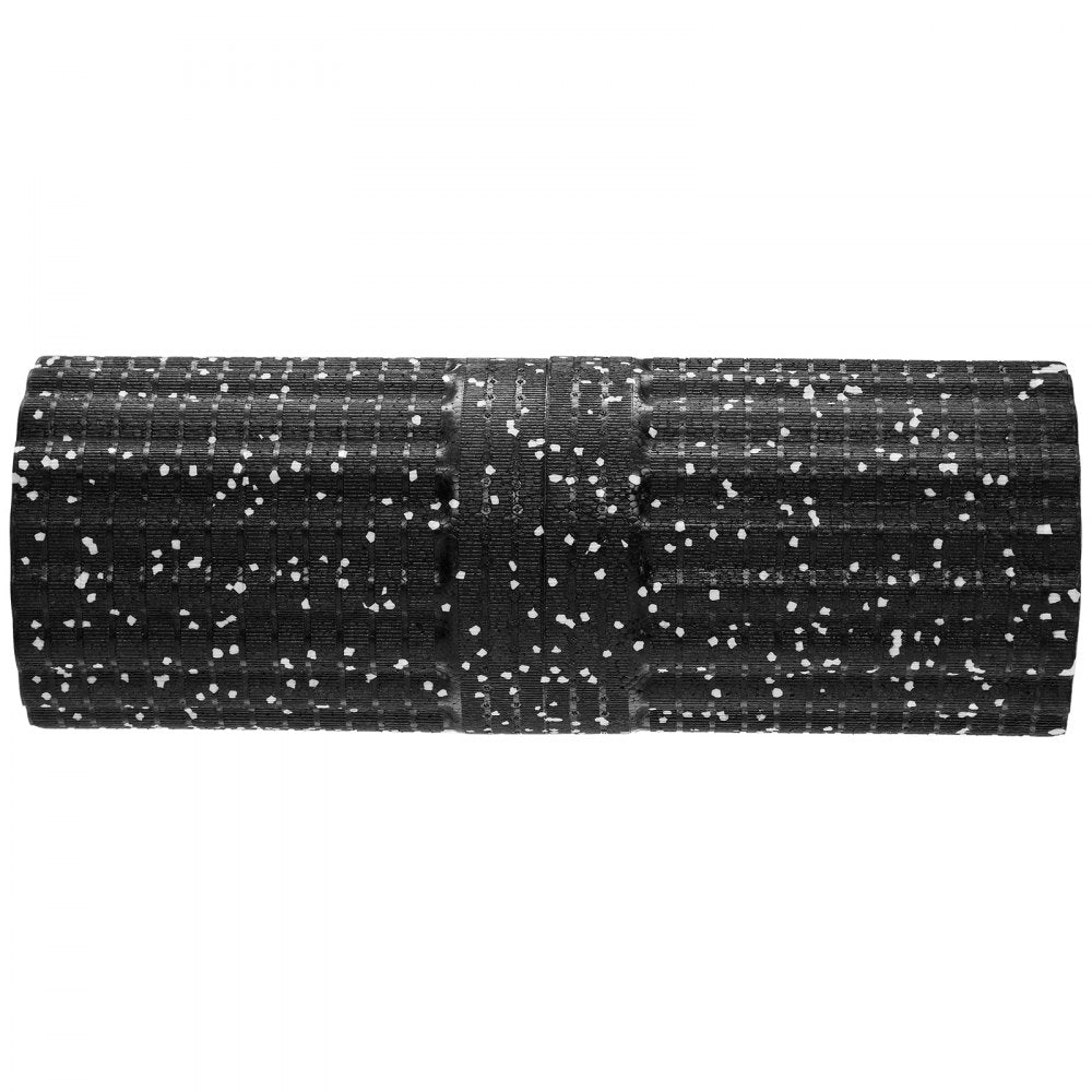 VEVOR Vibrating Foam Roller, 4-Speed Electric Massage Roller, 16" Rechargeable Muscle Roller with 3D Texture, High Density EEP Foam Massager for Muscle Deep Tissue, Back Pain Relief, Exercise Recovery