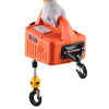 VEVOR 3-in-1 Electric Hoist Winch, 1550 lbs Capacity, 1500W Portable Power Winch Crane, 25 ft Lifting Height, 16.4 ft/min with Manual, Wired and Wireless Remote Control for Factory, Warehouss, Garage