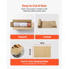 VEVOR Burlap Fabric Roll 60"x50ft High Density Multipurpose Natural Jute, for Outdoor Plant Cover, Tree Wrap, Garden Fabric, DIY Crafts, Gardening, Weed Barrier, Landscaping Cloth, Rustic Party Decor