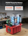 750W powerful motor with high/low flow performance callouts