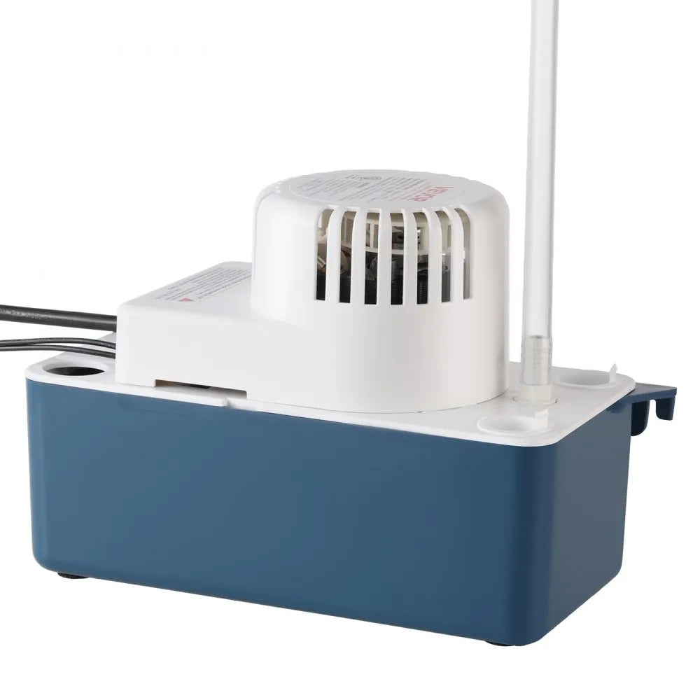 VEVOR Condensate Pump, 1/33 HP, 100 GPH, 22 ft Lift, 115V Automatic Condensation Removal Pump with Safety Switch & 20 ft Tubing, for Air Conditioner, Dehumidifier, HVAC, Furnace, Ice Maker Water Drain