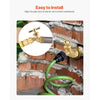 VEVOR Hose Bibb, 1/2" FIP x 3/4" MHT Connection, Multi-Turn Garden Valve, Heavy Duty Brass Hose Bib, Outdoor Water Faucet Spigot, Brass Plumbing Fitting, Compatible with Copper, Galvanized Pipes