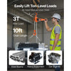 VEVOR Manual Lever Chain Hoist, 3T 6600LBS Capacity Heavy Duty Come Along, 10FT Lift G80 Alloy Steel Chain With Dual Pawl Mechanical Brake,360°Rotating Hooks, for Warehouse Construction Garage