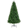 VEVOR Christmas Tree, 7.2ft Prelit Artificial Xmas Tree, Full Holiday Decor Trees with 470 Colorful LED Lights, 11 Lighting Modes, 1346 Branch Tips & Sturdy Metal Base for Home Party Office Decoration