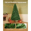 VEVOR Christmas Tree, 7.2ft Artificial Xmas Tree, Full Holiday Decor Trees with 1346 Branch Tips & Sturdy Metal Base for Home Party Office Decoration
