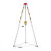 VEVOR Confined Space Tripod Kit, Heavy Duty Rescue Tripod Lifting Hoist 1200 lbs Winch, 4.1 ft Adjustable Legs, 98.5 ft Cable Portable Kit, 32.8 ft Fall Protection, 4.40-7.05 ft Working Height