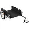 VEVOR Bike Cargo Trailer 100 lbs Load Heavy-Duty Bicycle Wagon Cart Folding, Compact Storage with 16-Inch Wheels, Reflectors, Foldable Carbon Steel Frame, Fits 22-28 in Bike Wheels, for Carrying Cargo