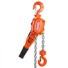 VEVOR Manual Lever Chain Hoist, 3/4 Ton 1650 lbs Capacity 10 FT Come Along, G80 Galvanized Carbon Steel with Weston Double-Pawl Brake, Auto Chain Leading & 360° Rotation Hook, for Garage Factory Dock