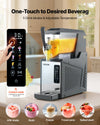 VEVOR Slushie Machine, 4L/135oz No Ice Needed Slushy Machine for Home, Frozen Drink Maker with Single Tank, Margarita Machine with Self-Cleaning, for Frozen Margaritas, Frappés, Milkshake & More