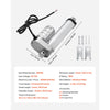 VEVOR 12V Linear Actuator, 4 Inch High Speed 0.6"/s Linear Motion Actuator, 225lbs/1000N with IP54 Protection & Mounting Bracket for Lift Desk, Recliner Chairs, Window Door Opener