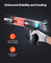 VEVOR Induction Heater - enhanced stability and cooling (ergonomic grip, automatic fan)