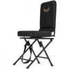 VEVOR Hunting Chair, 360° Silent Swivel, Foldable Lightweight Portable Blind Chair, Heavy-Duty Steel Frame Ground Stool Seat, with Adjustable Shoulder Strap, 300 Lbs Capacity for Fishing, Camping