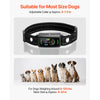 VEVOR Dog Bark Collar, Smart Bark Collar for Large Medium Small Dogs, IP67 Waterproof Rechargeable Anti-Bark Collars for Dogs, Dog Anti-Barking Device, 6 Adjustable Sensitivity Beep Vibration (Black)