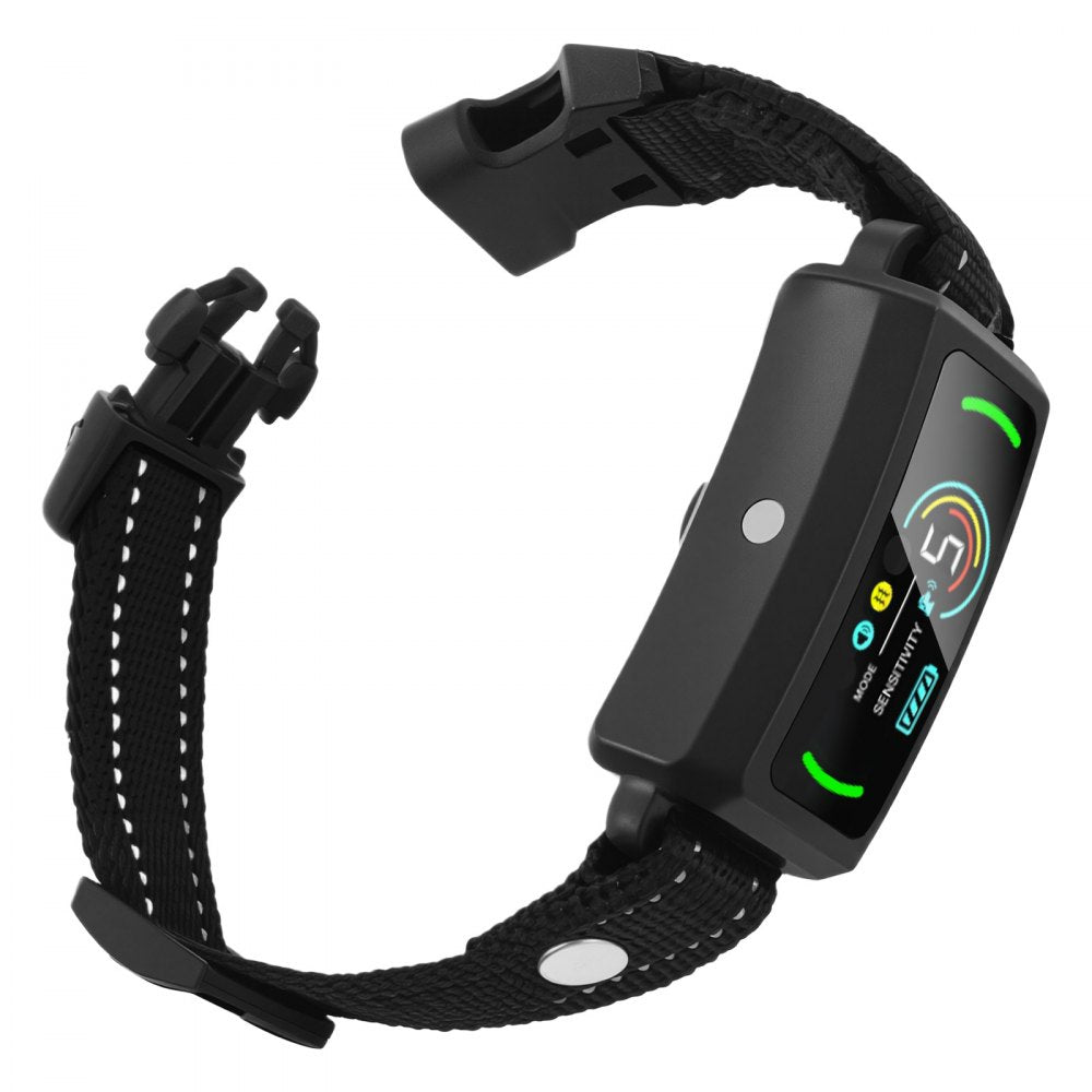 VEVOR Dog Bark Collar, Smart Bark Collar for Large Medium Small Dogs, IP67 Waterproof Rechargeable Anti-Bark Collars for Dogs, Dog Anti-Barking Device, 6 Adjustable Sensitivity Beep Vibration (Black)