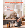 VEVOR Manual Filling Machine, 5-60 ml, 10 L Hopper, Paste Liquid Filler, for Water, Honey, Oil, Shampoo and Lotion, Anti-Drip Nozzle, Adjustable Bottle Stand, Carbon Steel Body, Effort-Saving Handle