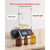 VEVOR Liquid Filling Machine, 2-300 g Recommend Automatic Bottle Filler, for Water, Beverages, Oils, Digital Weighing, Adjustable Stand, Stainless Steel Body, 6 Memory Presets, Anti-Drip Nozzle