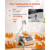VEVOR Liquid Filling Machine, 20-5000g Recommend Automatic Bottle Filler, for Honey, Pear Syrup, Sesame Paste, Stainless Steel, Digital Weighing, Adjustable Stand, Memory Presets, Easy to Operate