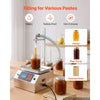 VEVOR Liquid Filling Machine, 20-5000g Recommend Automatic Bottle Filler, for Honey, Pear Syrup, Sesame Paste, Stainless Steel, Digital Weighing, Adjustable Stand, Memory Presets, Easy to Operate