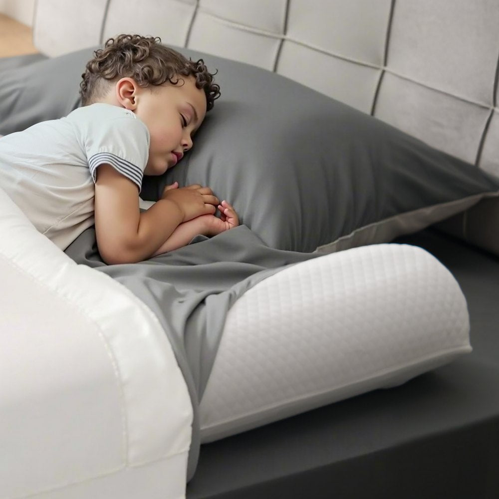 VEVOR Bed Bumper for Toddlers, 52-inch Non-Slip Bed Guard Rail with Safety Flap, High-Rebound Foam Toddler Bedrail Bumper with Machine-Washable Cover for Twin, Full, Queen & King Beds (1 Pack)
