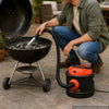 VEVOR Ash Vacuum 2.6 Gallon, 1200W Powerful Fireplace Cleaner Steel Body, for Fireplace, Pellet Stoves, Wood Stoves, Fire Pit, Grills, Double Stage Filtration System, 2.7 FT Hose, Black & Orange