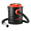 VEVOR Ash Vacuum 4 Gallon, 1200W Powerful Fireplace Cleaner Steel Body, for Fireplaces, Pellet Stoves, Wood Stoves, Fire Pits, Grills, Double Stage Filtration System, 4 FT Hose, Black & Orange