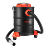 VEVOR Ash Vacuum 6 Gallon, 1200W Powerful Fireplace Cleaner with Casters, for Fireplaces, Pellet Stoves, Wood Stoves, Fire Pits, Grills, Steel Body, Double Stage Filtration, 5 FT Hose, Black & Orange