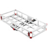 VEVOR 49.4 x 22.4 x 7.1 in Hitch Cargo Carrier, 500lbs Loading Capacity Trailer Hitch Mounted Cargo Basket, Rust-proof Aluminum Luggage Carrier Rack Fits 2" Hitch Receiver for SUV Truck Pickup Camping