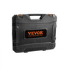 VEVOR 3/8" Drive Impact Socket Set, SAE 1/4"-3/4" and Metric 6-19mm 90 Piece Socket Set, 6 Point Cr-Mo Alloy Steel for Auto Repair, Includes Extension Bars Universal Joint Adapter Lock Storage Case