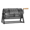 VEVOR Raffle Ticket Spinner, 11.6" x 6.6" Holds 2500 Tickets or 100 Ping Pong Balls, Raffle Drum Lottery Spinning Cage with Reinforced Handle, Stable Triangular Stand, for Events and Gatherings, Black
