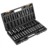 VEVOR Impact Socket Set, 1/2" 26 Piece Impact Sockets, Deep Socket, 6-Point Sockets, 1/2 Inches Drive Socket Set Impact Metric 10mm - 36mm, Cr-V Rugged Construction, with a Storage Cage