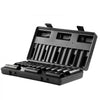 VEVOR 3/8" Drive Impact Socket Set, 15 Piece Deep Socket Set Metric 8-22mm, 6 Point Cr-Mo Alloy Steel for Auto Repair, Easy-to-Read Size Markings, Rugged Construction, Includes Storage Case
