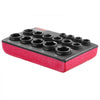 VEVOR Drive Impact Socket Set 3/8"  - 15 Piece Ultra-Short Socket Set Metric 10-24mm - 6 Point Cr-Mo Alloy Steel for Auto Repair - Easy-to-Read Size Markings - Rugged Construction Socket Organizer