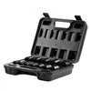 VEVOR 3/8" Drive Impact Socket Set, 12 Piece Shallow Socket Set SAE 5/16"-1", 6 Point Cr-Mo Alloy Steel for Auto Repair, Easy-to-Read Size Markings, Rugged Construction, Includes Storage Case