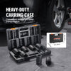 VEVOR 1" Drive Impact Socket Set, 8 Piece Deep Socket Set Metric 27-41mm, 6 Point Cr-Mo Alloy Steel for Auto Repair, Easy-to-Read Size Markings, Rugged Construction, Includes Storage Case