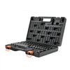VEVOR Impact Socket Set, 3/8" Drive, 48-Piece Socket Set, 6-Point Sockets, SAE 5/16"-3/4" and Metric 8-19 mm, 21-22 mm, Easy to Identify, Cr-V Alloy Steel, Extension Bar, Adapter and Storage Cage