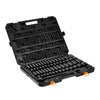VEVOR Impact Socket Set, 1/2" Drive, 65-Piece Socket Set, 6 Point Sockets, SAE 3/8" to 1-1/4" and Metric 10-24 mm, Easy to Identify, with a Sturdy Storage Case, Cr-V Alloy Steel for Vehicles Repair